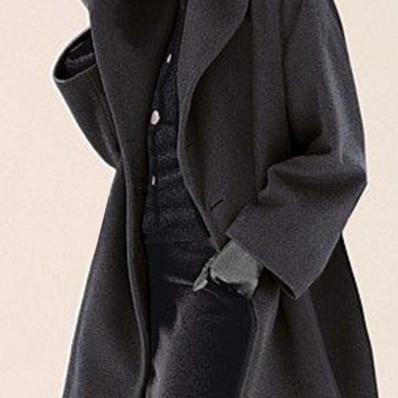 SCACTO Women's Winter Coat Formal Outerwear Button Front