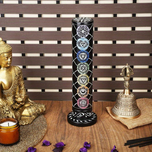 Innse Stick Tower Burner Sacred Mantras Tealight Holder