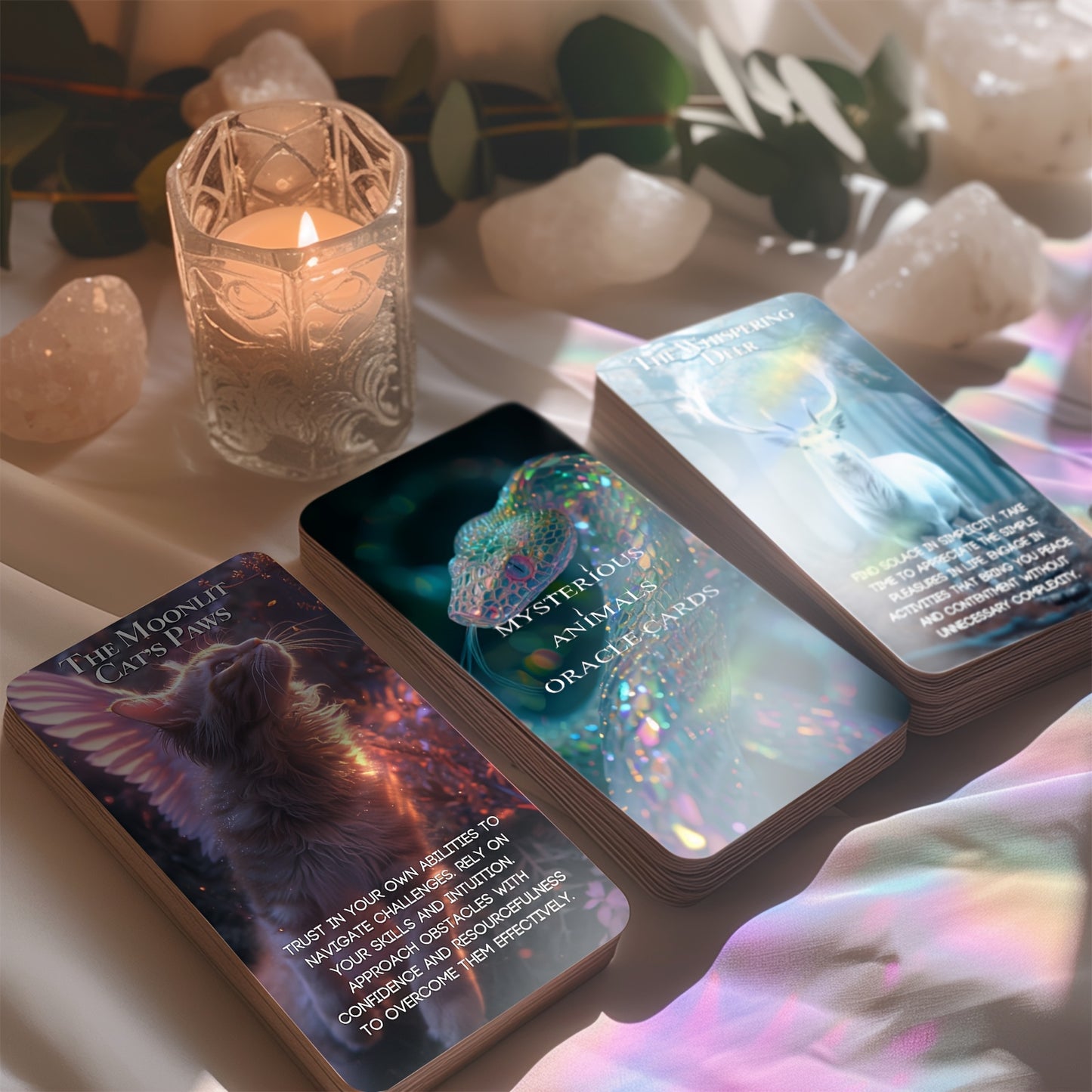 Blossom And Radiate Spirit Animals Oracle Cards Deck