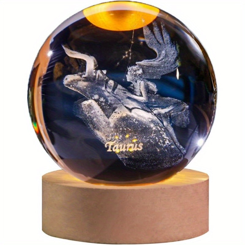 Blossom And Radiate Crystal Ball Table Lamp Constellations