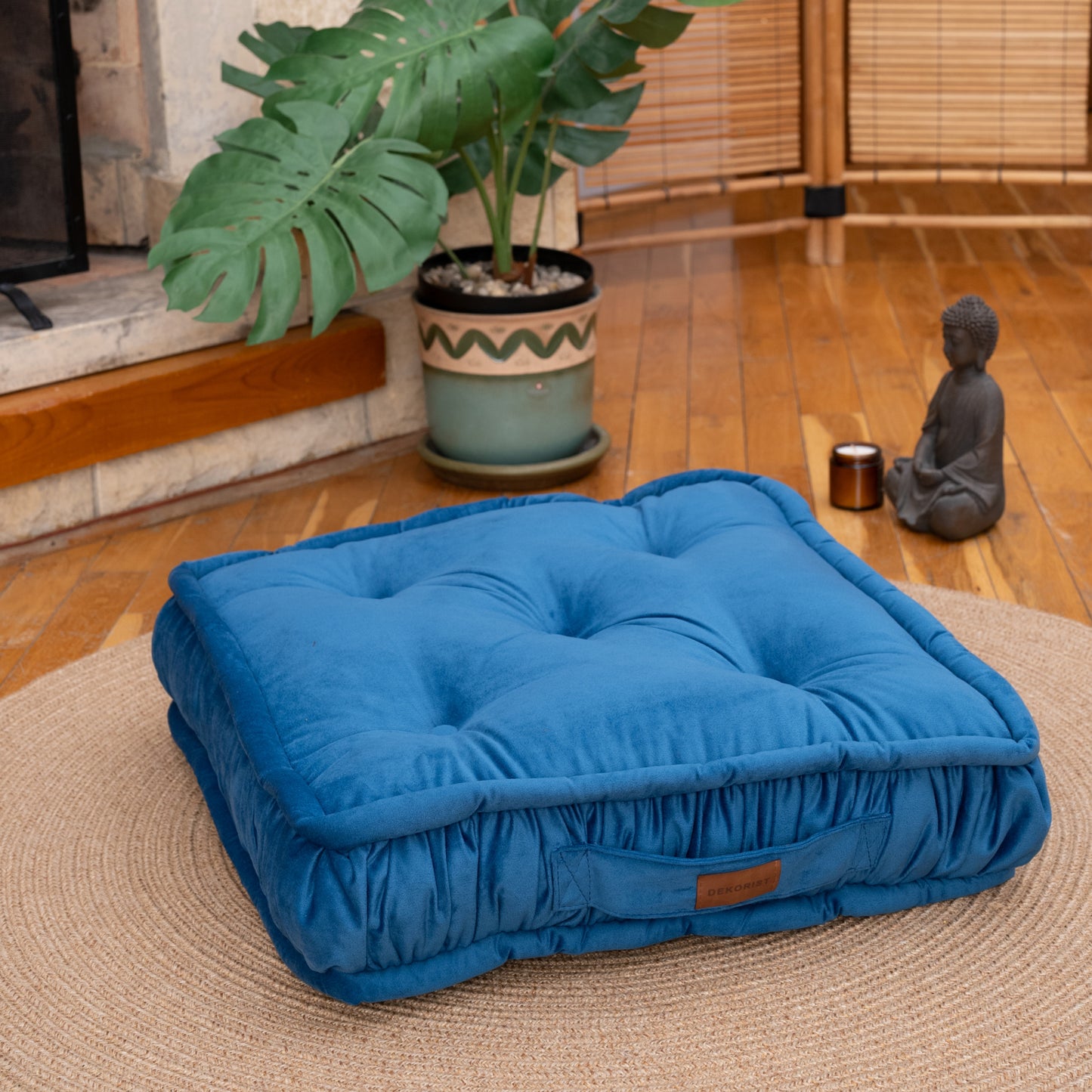 Dekorist Round Floor Cushions Soft Meditation Cushions