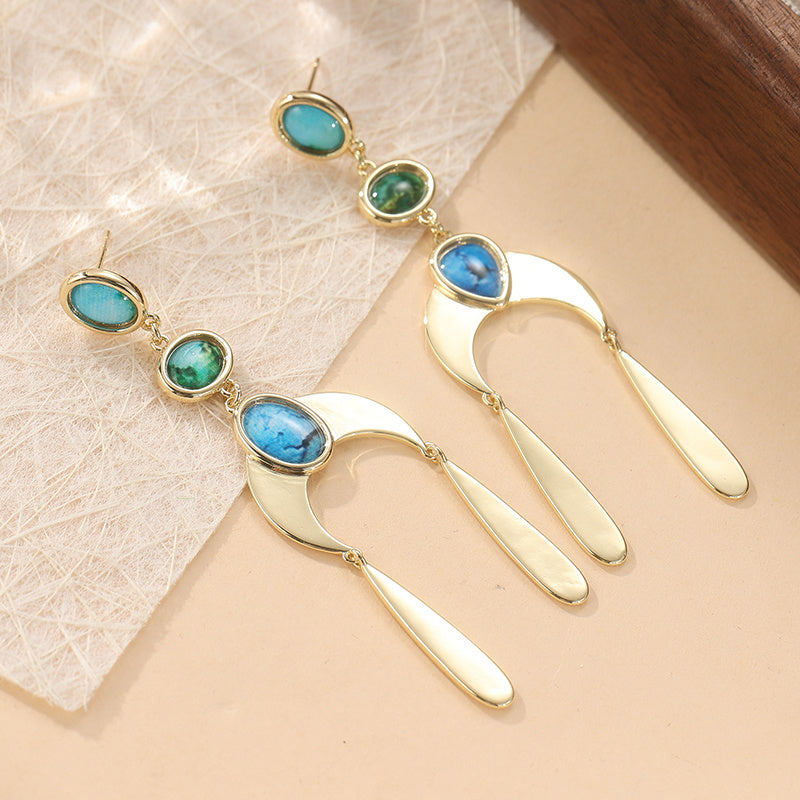 Blossom And Radiate Bohemian Tassel Earrings Pendants