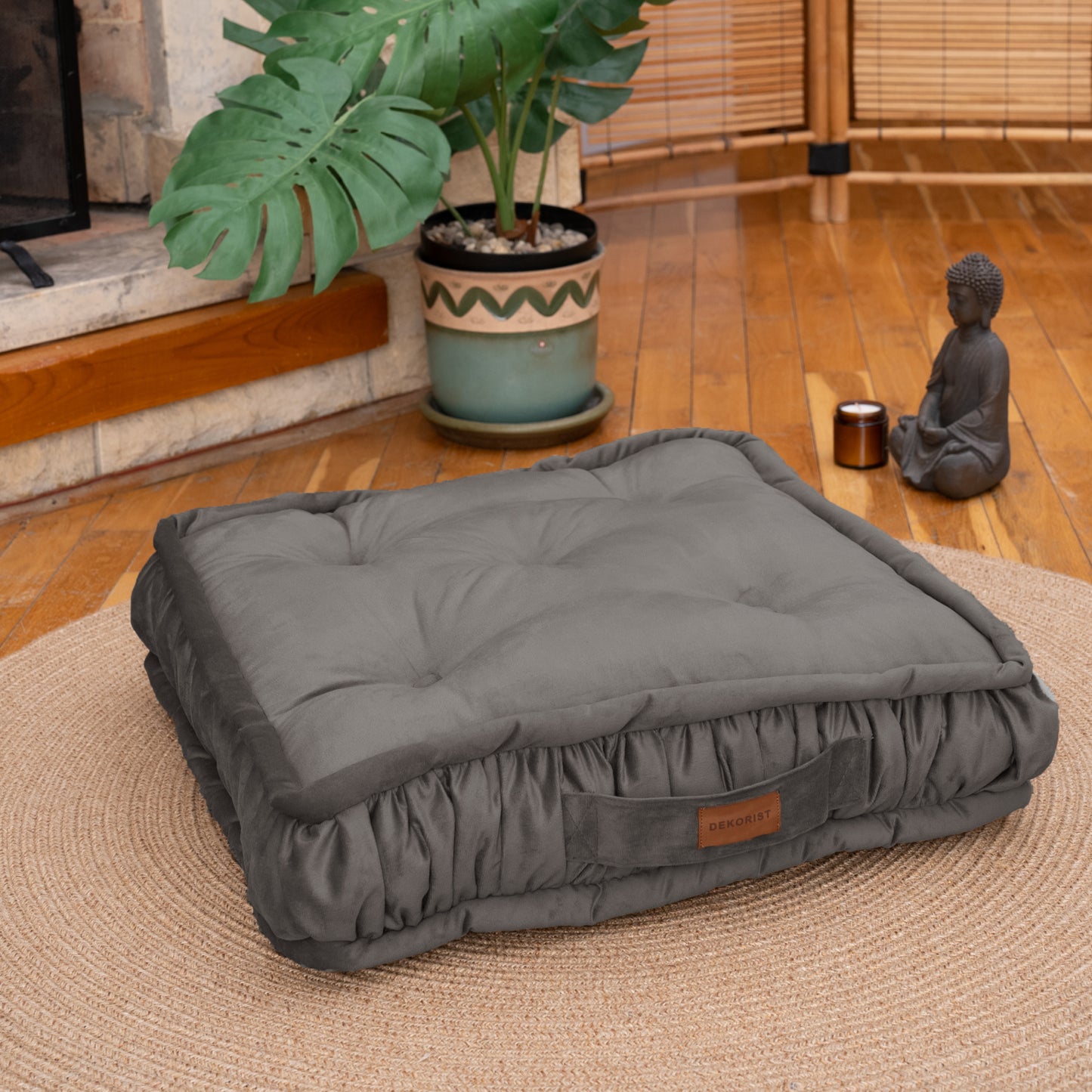 Dekorist Round Floor Cushions Soft Meditation Cushions