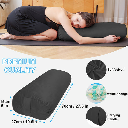 Blossom and Radiate TOKSAY Yoga Bolster Pillow Restorative