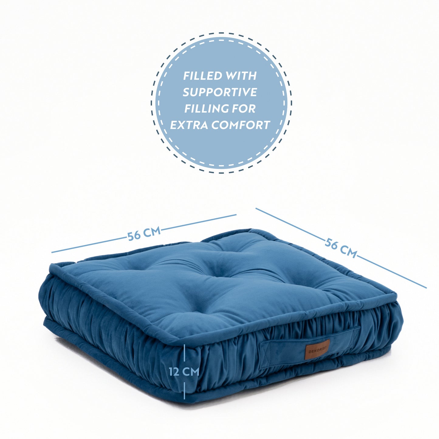 Dekorist Round Floor Cushions Soft Meditation Cushions