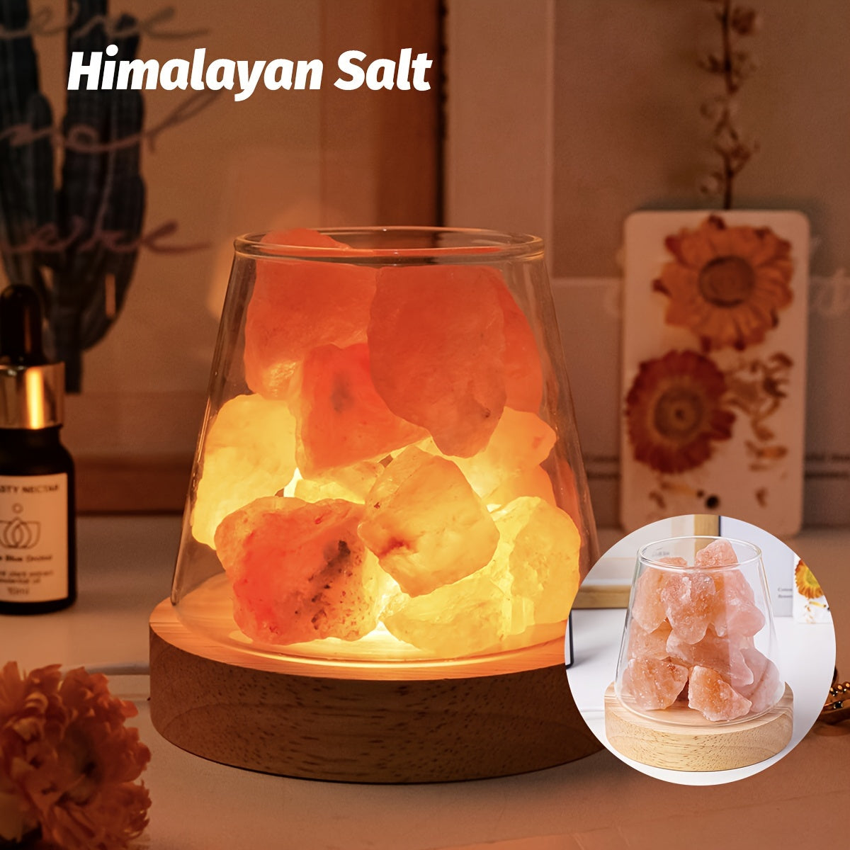 Blossom Radiate Natural Aroma Stone Diffuser USB Lamp