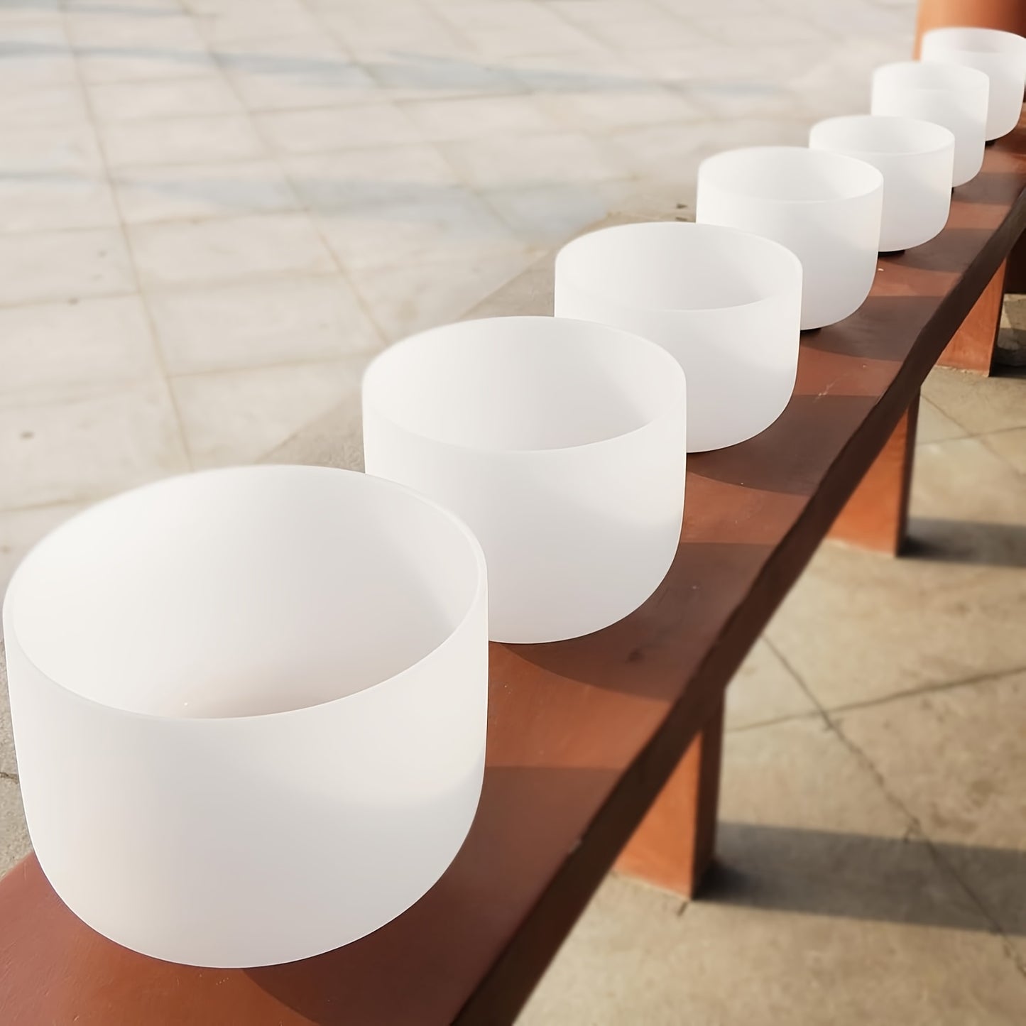 KVKA 432Hz Crystal Bowls Set Seven Pitches C D E F G A B