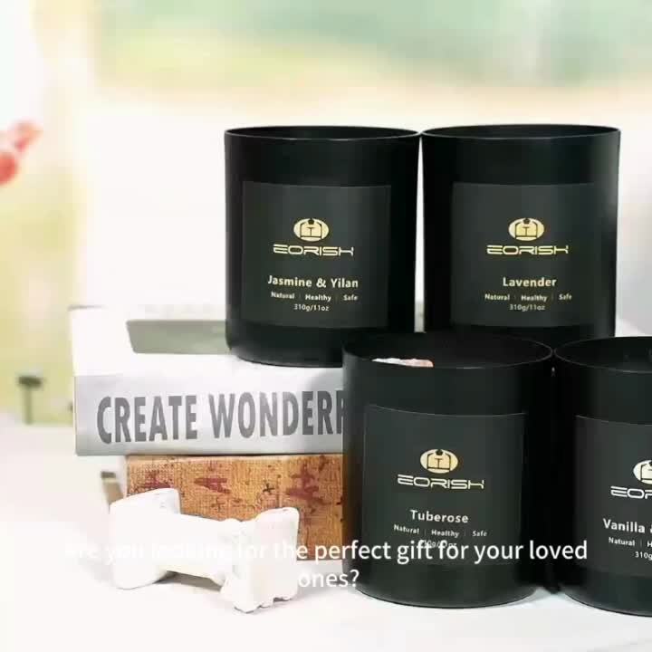 E EORISH 8 Piece Scented Crystal Candle Gift Set Deluxe