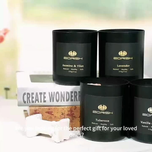 E EORISH 8 Piece Scented Crystal Candle Gift Set Deluxe