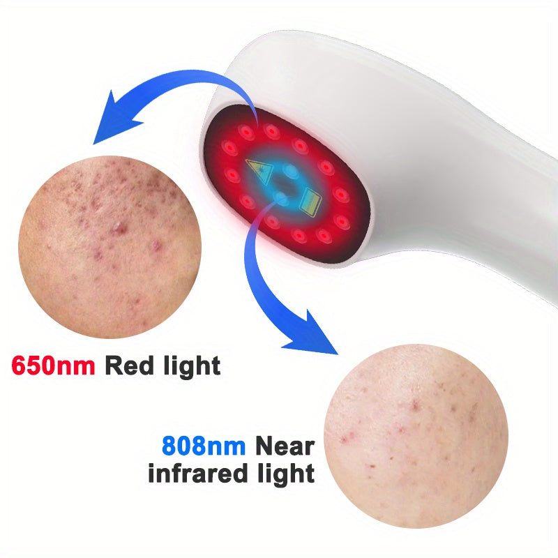 KTS Red Light Therapy Handheld Device 12x 650nm LEDs