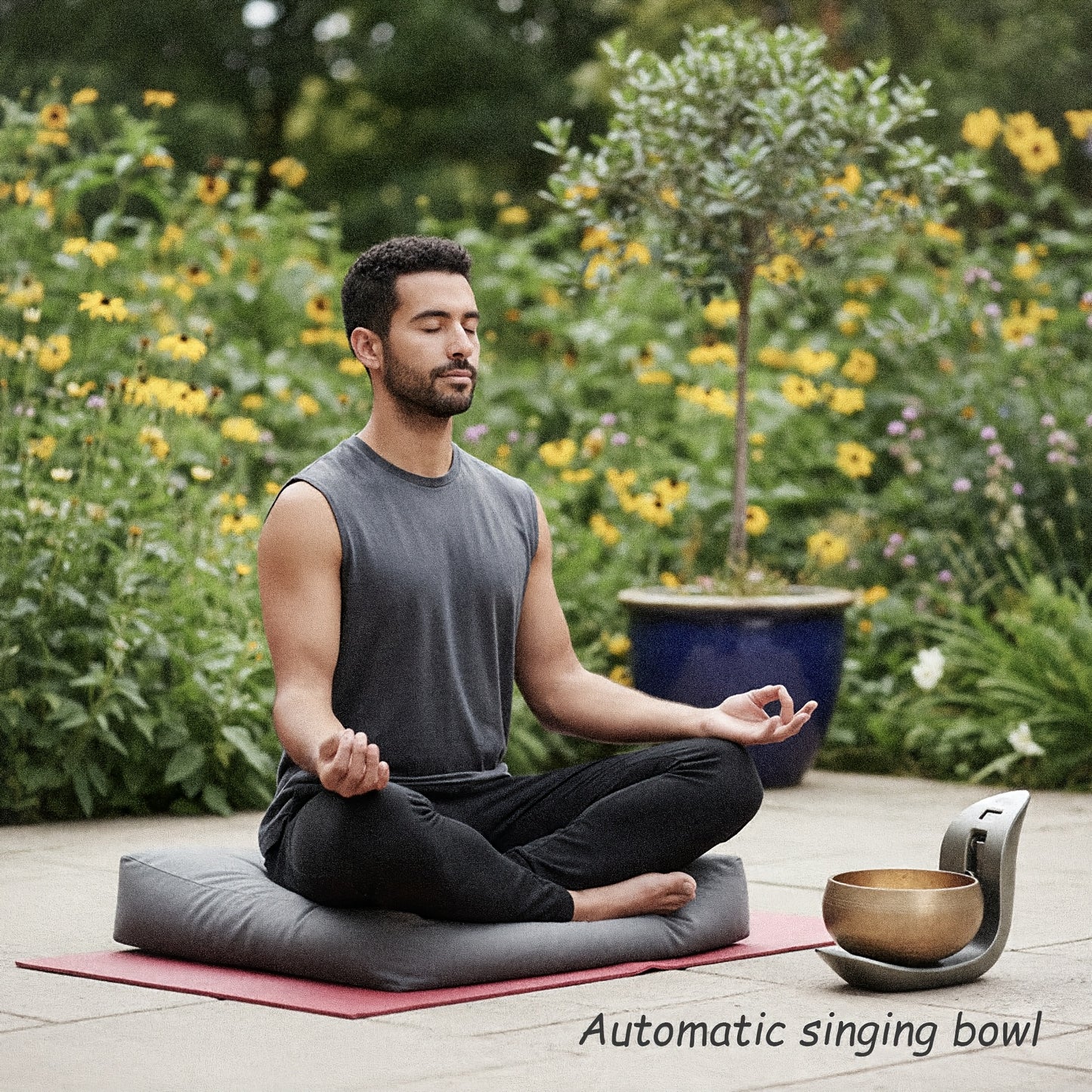 Automatic Tibetan Singing Bowl With Auto Activation