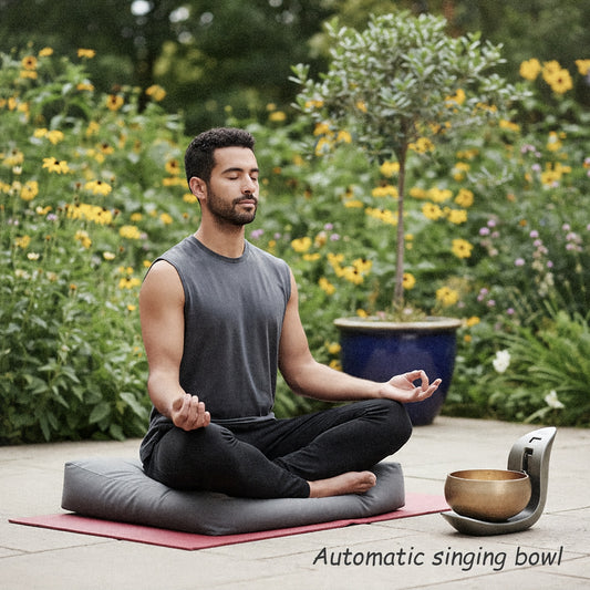 Automatic Tibetan Singing Bowl With Auto Activation