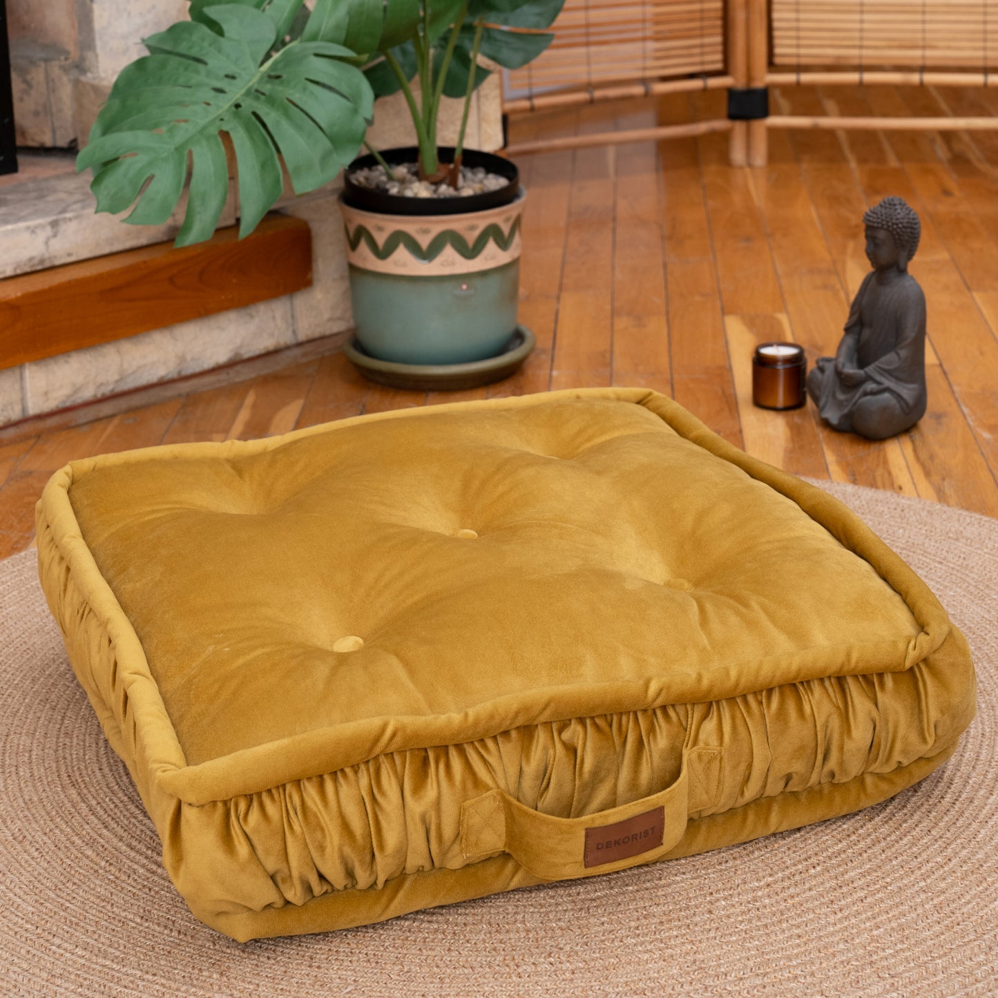 Dekorist Round Floor Cushions Soft Meditation Cushions