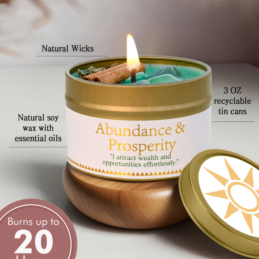 Blossom and Radiate Law of Attraction Manifestation Candle