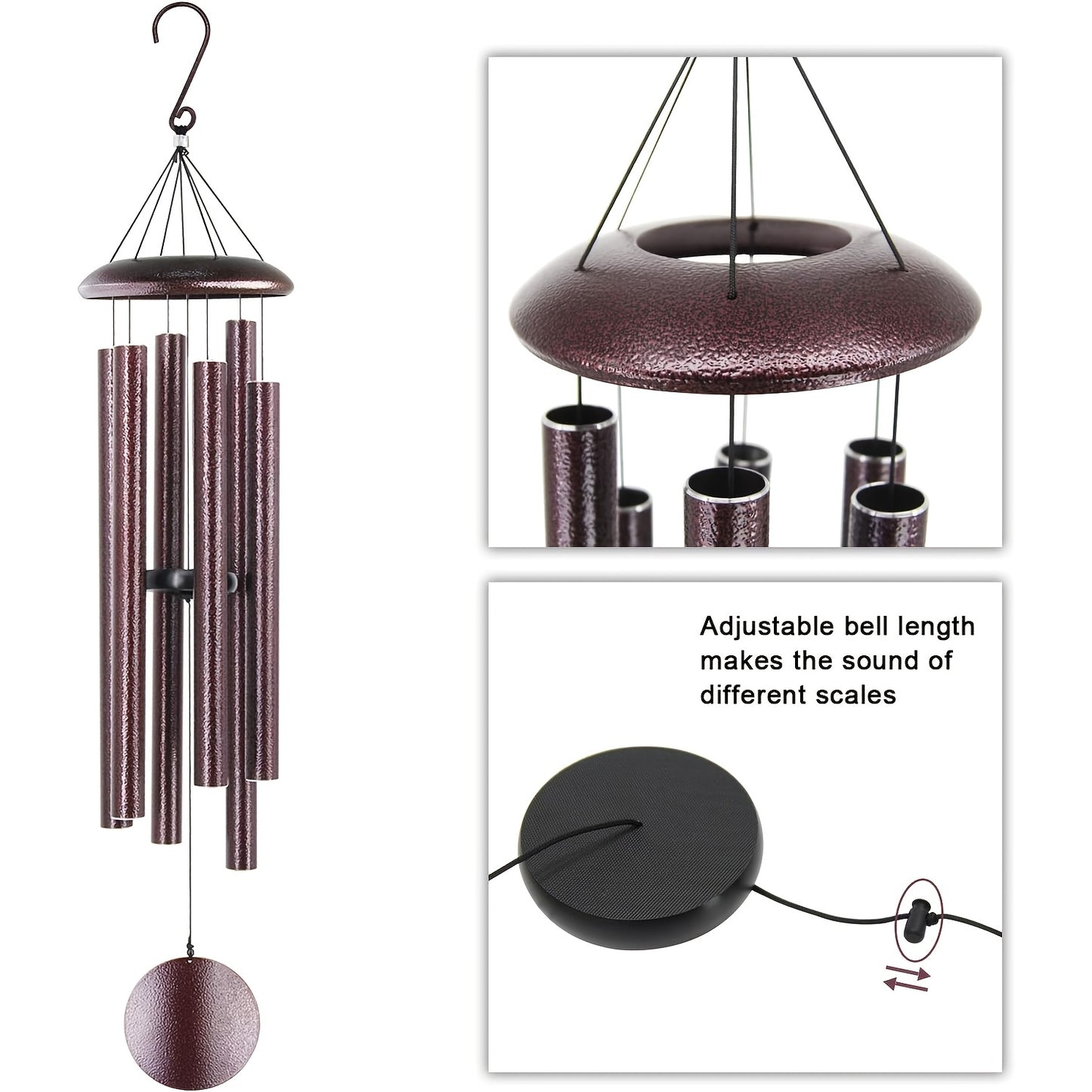 Memorial Deep Tone Wind Chimes For Outdoor Garden Decor