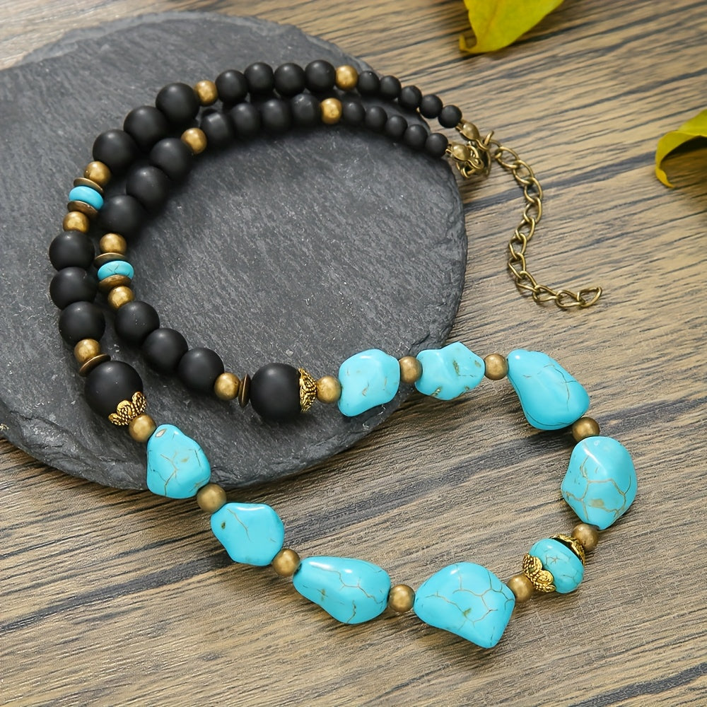 Bohemian Bead Necklace For Men And Women Daily Wear