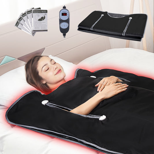 HappyBuy Portable Sauna Blanket Infrared Detox Heat Therapy