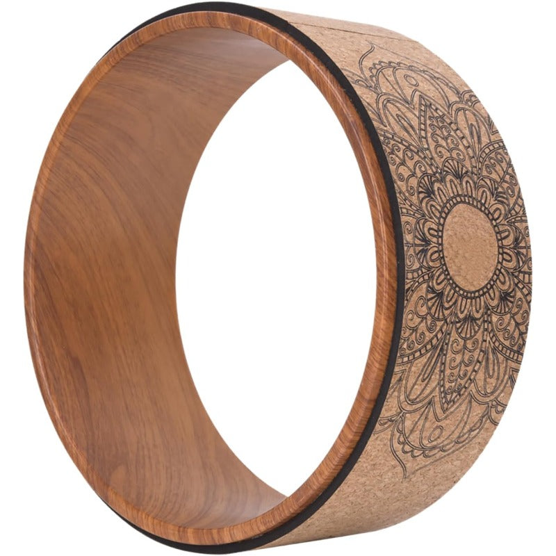 PU Rubber Yoga Wheel for Stretching and Back Tension Relief