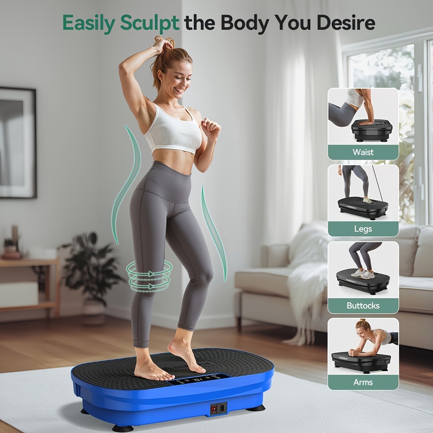 Flybird Vibration Plate Exercise Machine For Toning