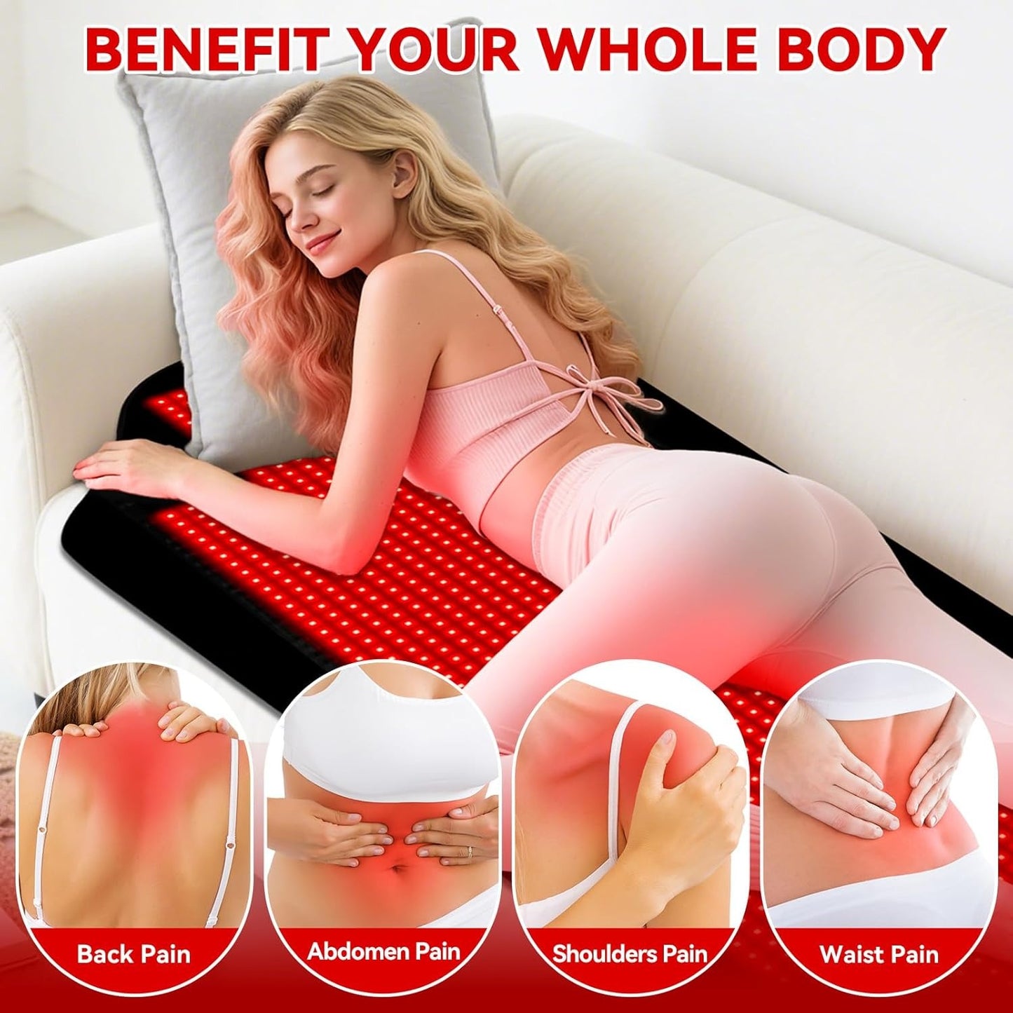 FlaoAito Light Therapy Blanket For Body Wellness