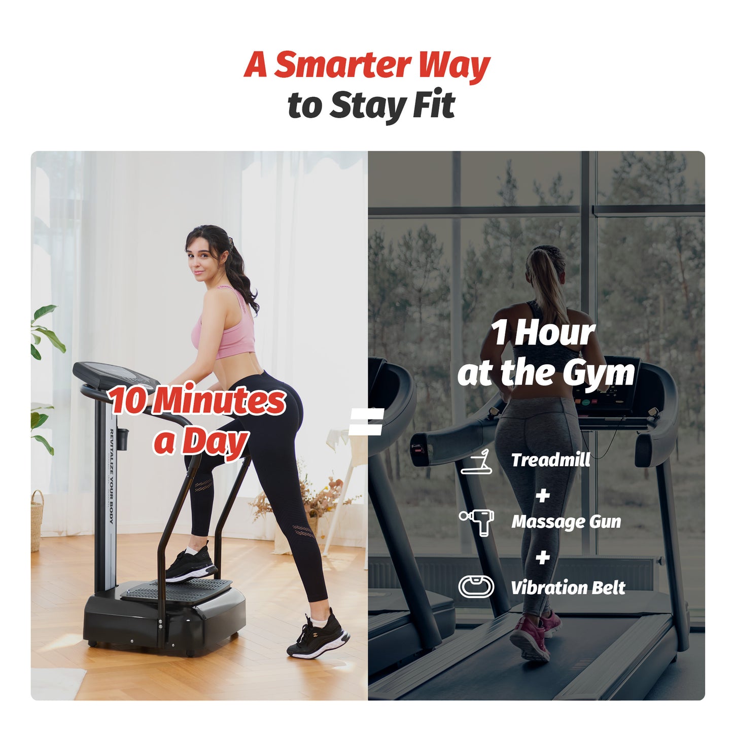 CO-Z 99 Level Vibration Plate With 3 Preset Programs