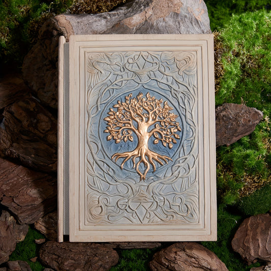 Blossom And Radiate 3D Embossed Tree Of Life Notebook
