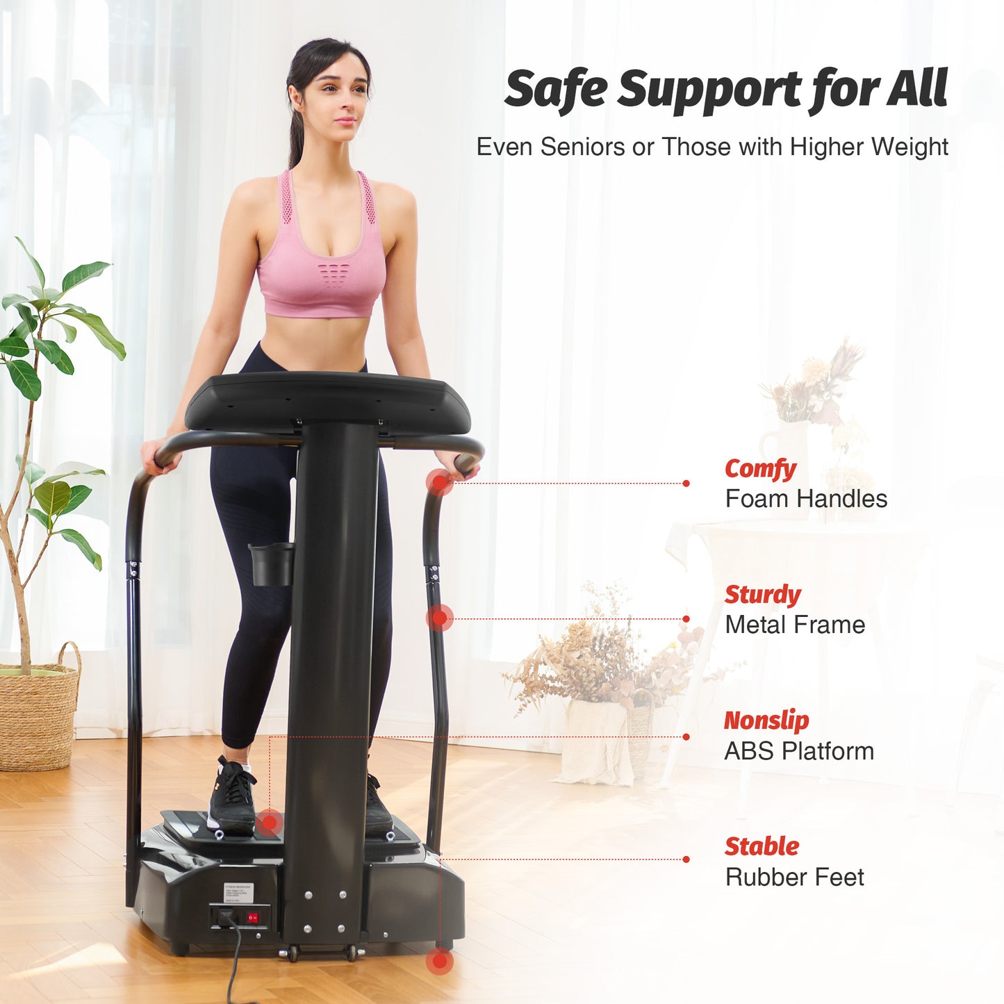 CO-Z 99 Level Vibration Plate With 3 Preset Programs