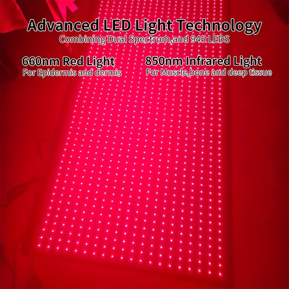 Blossom And Radiate 660nm Red 850nm NIR Light Therapy Mat