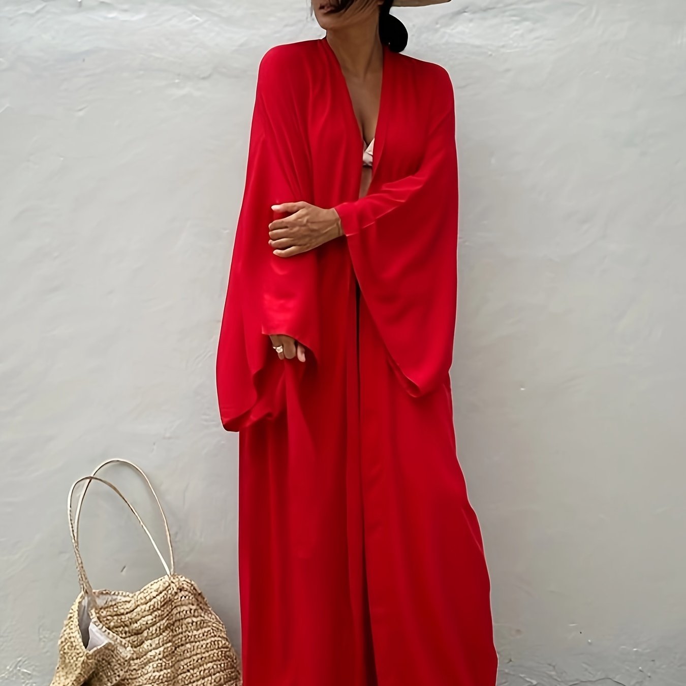 Womens Casual Short Sleeve Button Dress With Side Split