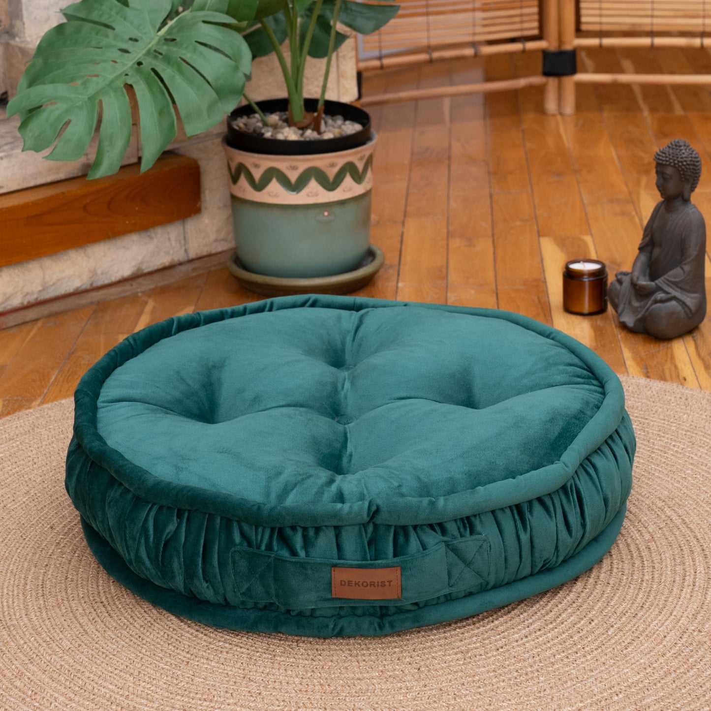 Dekorist Round Floor Cushions Soft Meditation Cushions