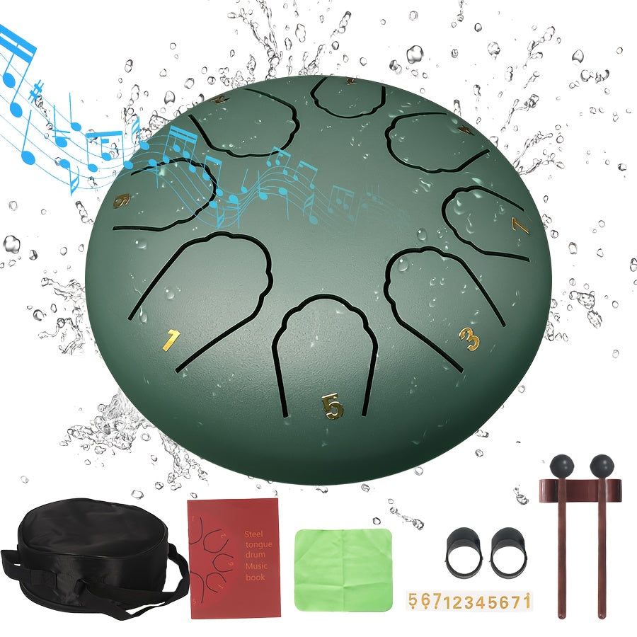 Rain Drum 11-Note Steel Tongue Drum For Yoga Meditation