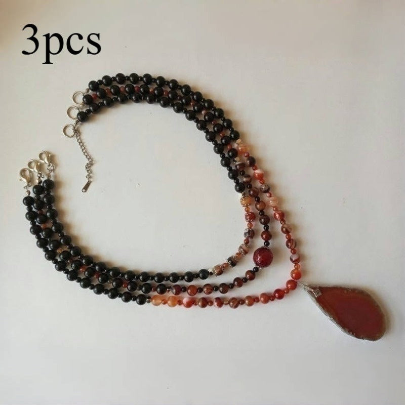 Blossom and Radiate Bohemian Layered Necklace Pendant