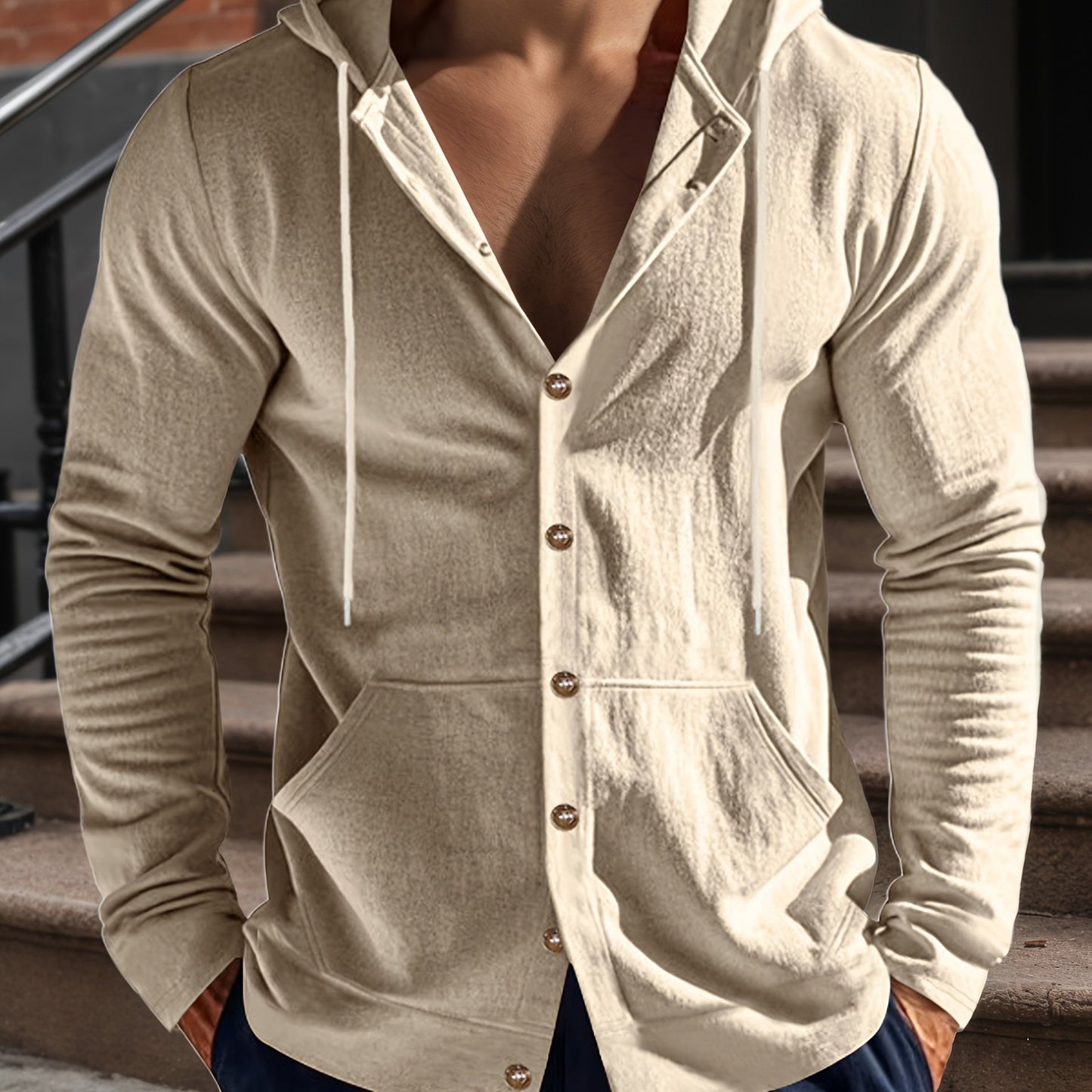 Blossom And Radiate Linen Casual Long Sleeve Shirt