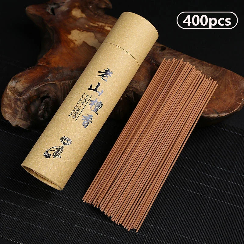 Natural Sandalwood Incense Sticks Gift Box 400 Pcs For Ceremony