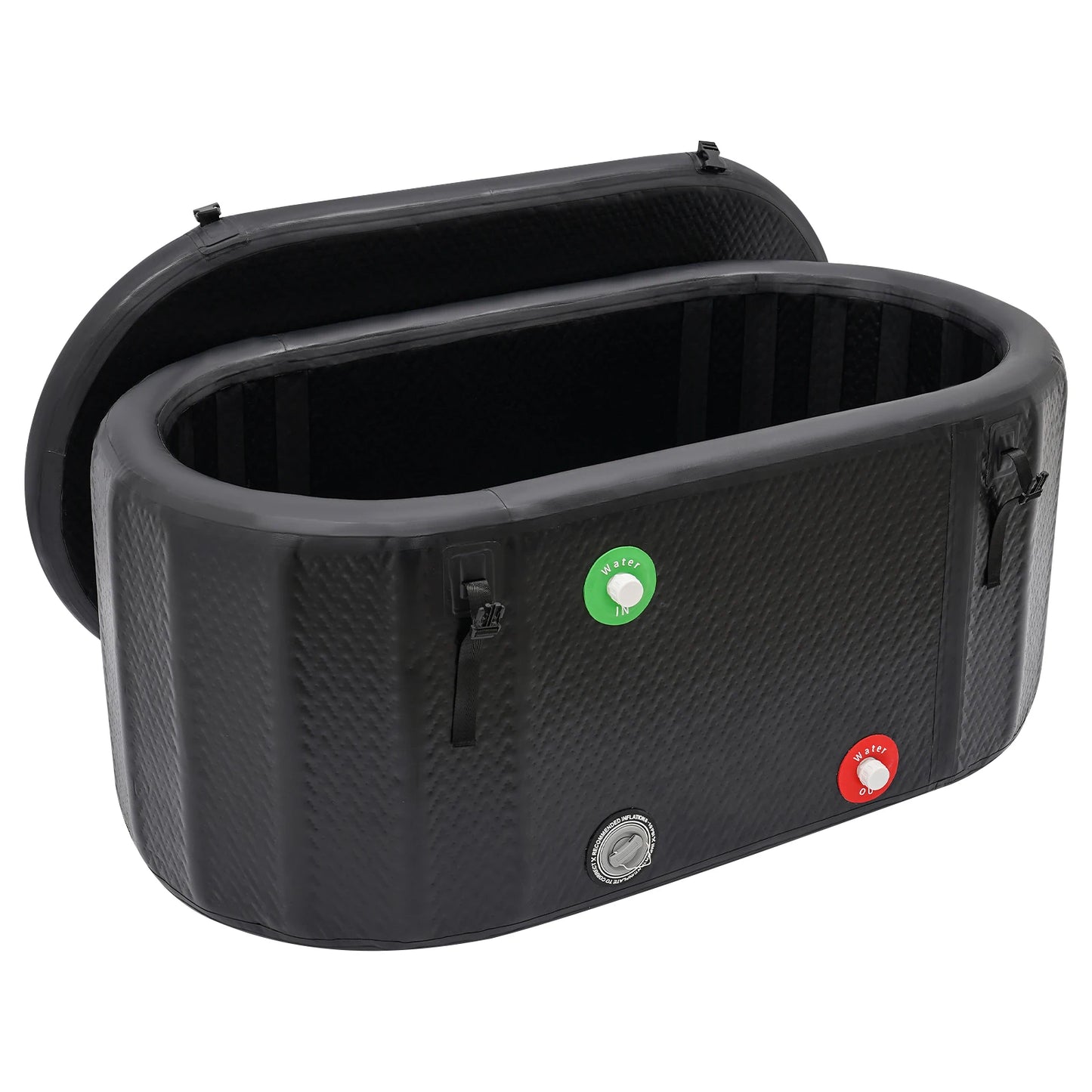 High-concerned Inflatable Bathtub 275L Oval Ice Bath For Athletes