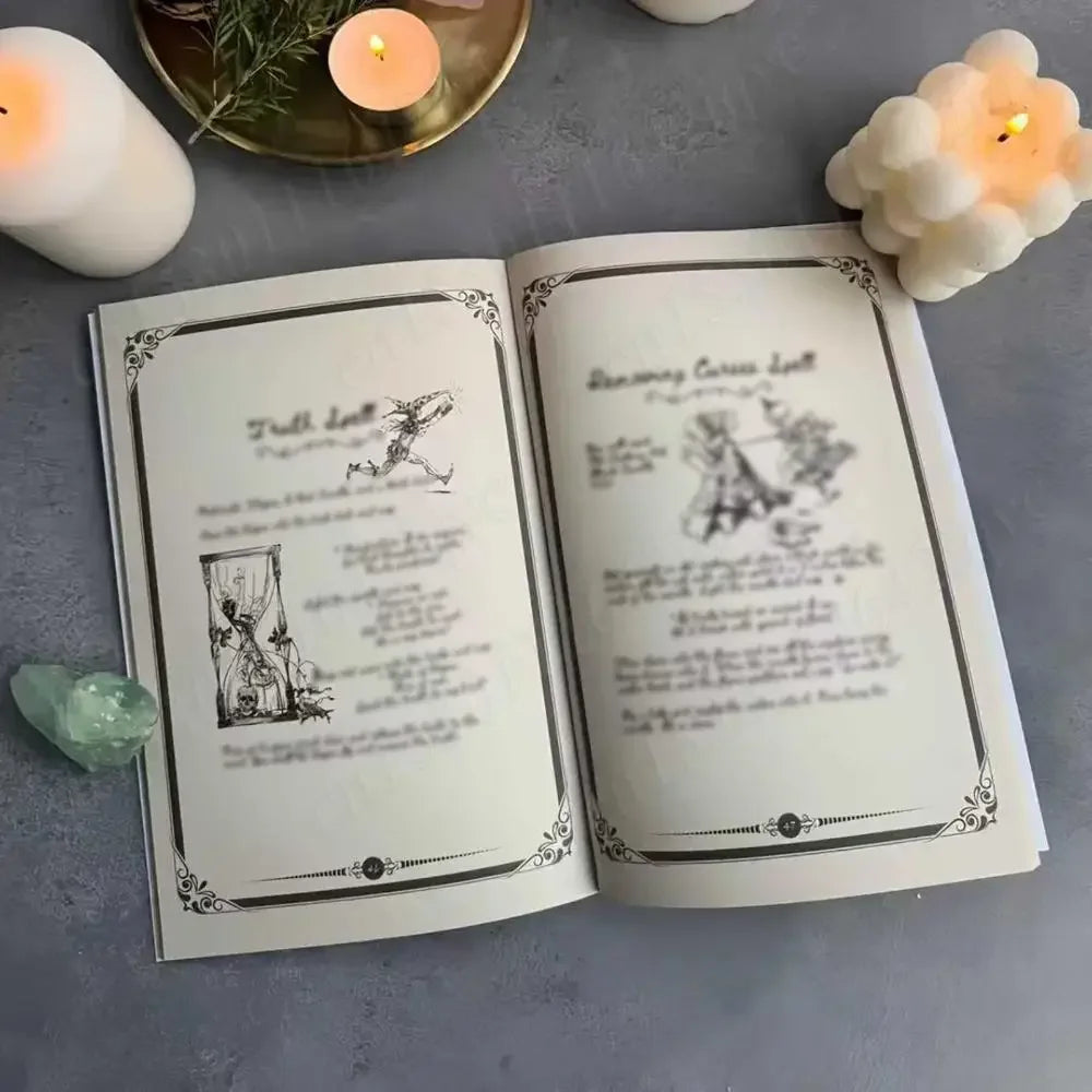 Vintage Witchcraft Spell Book Journal For Mystical Spells