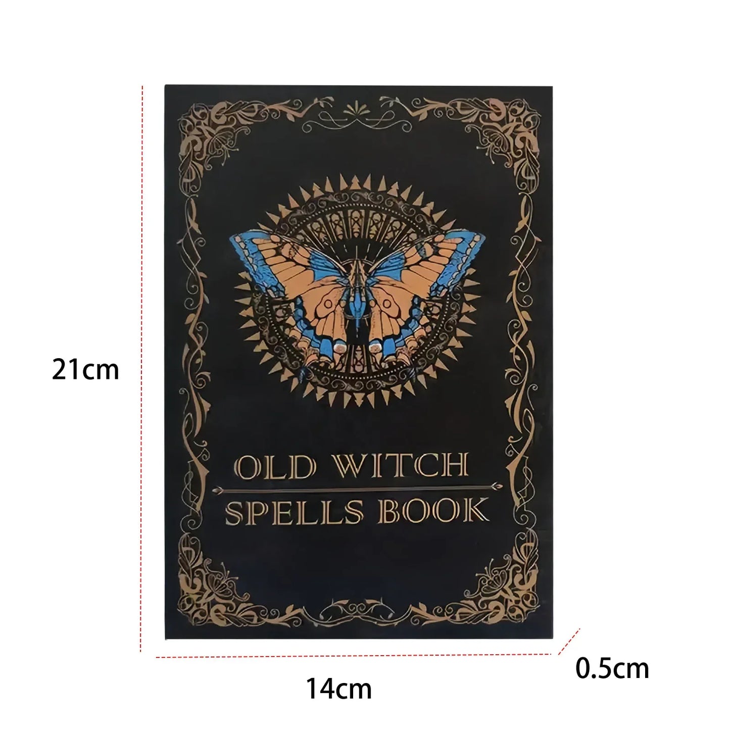 Vintage Witchcraft Spell Book Journal For Mystical Spells