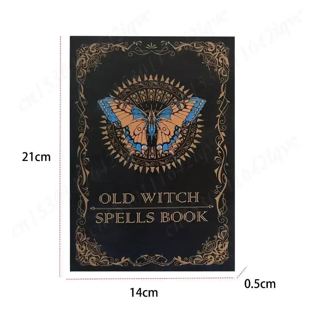 Vintage Witchcraft Spell Book Journal For Mystical Spells