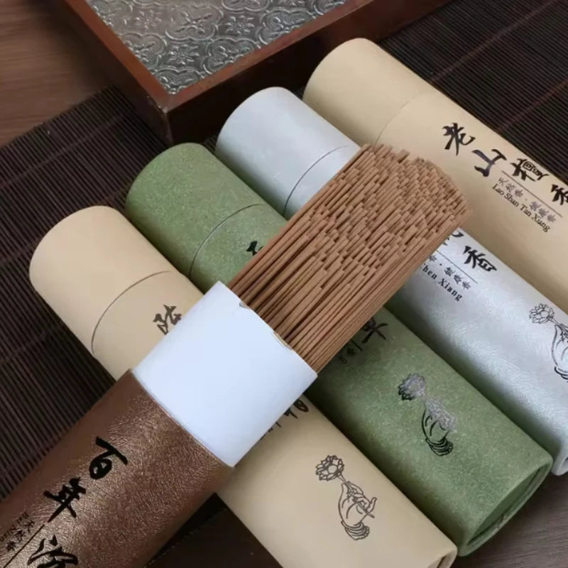 Natural Sandalwood Incense Sticks Gift Box 400 Pcs For Ceremony