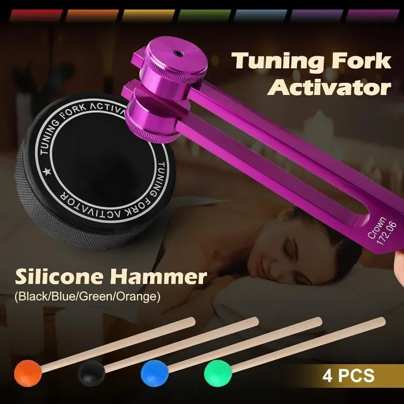7 Chakra Tuning Forks Set For DNA Healing And Sound Therapy