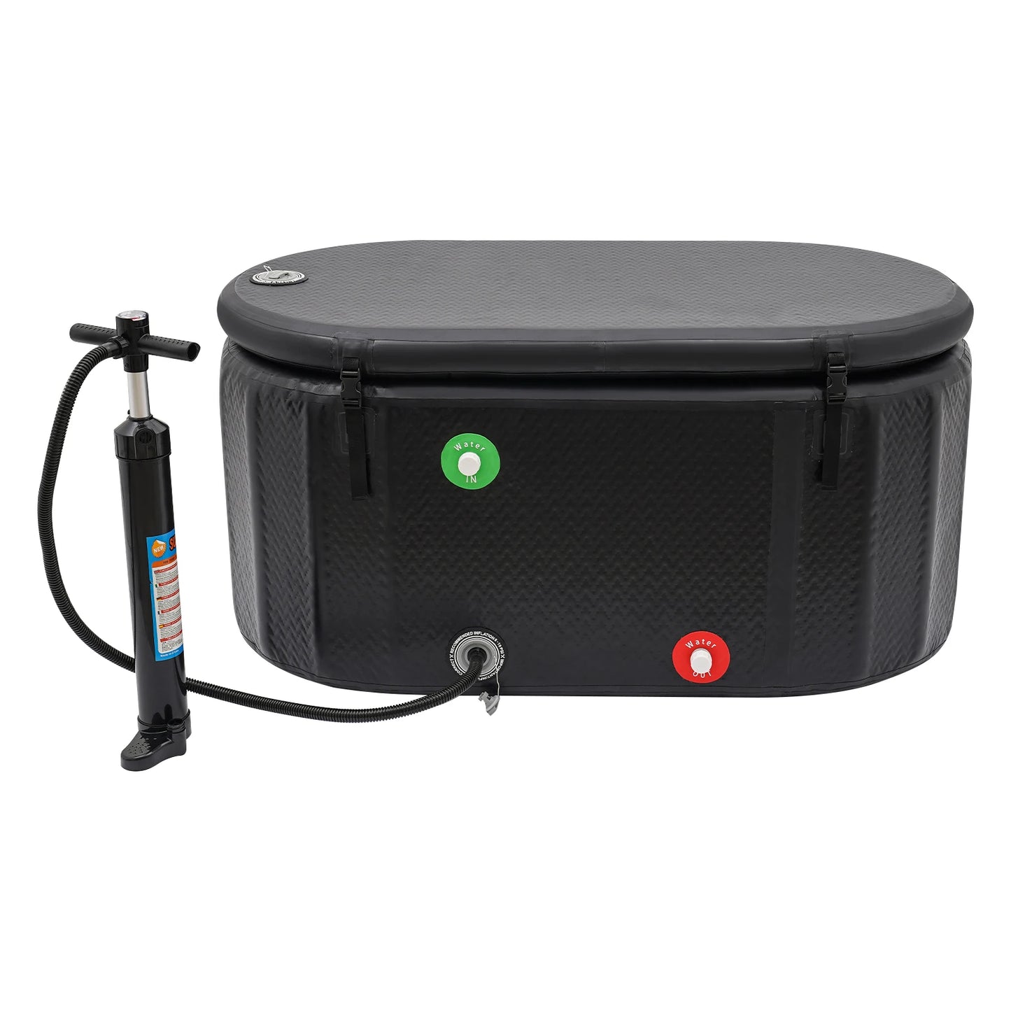 High-concerned Inflatable Bathtub 275L Oval Ice Bath For Athletes