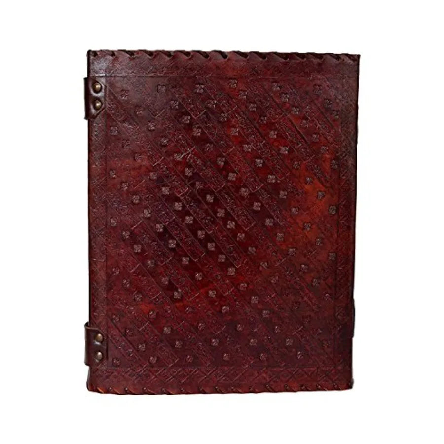 Seven Chakra Leather Journal Book Of Shadows Handmade Notebook
