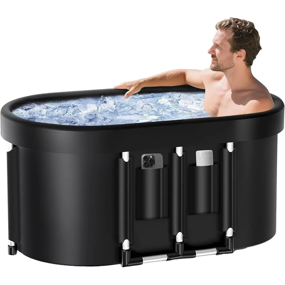 XMSJ Portable Ice Bath Tub Cold Plunge With Durable Cover
