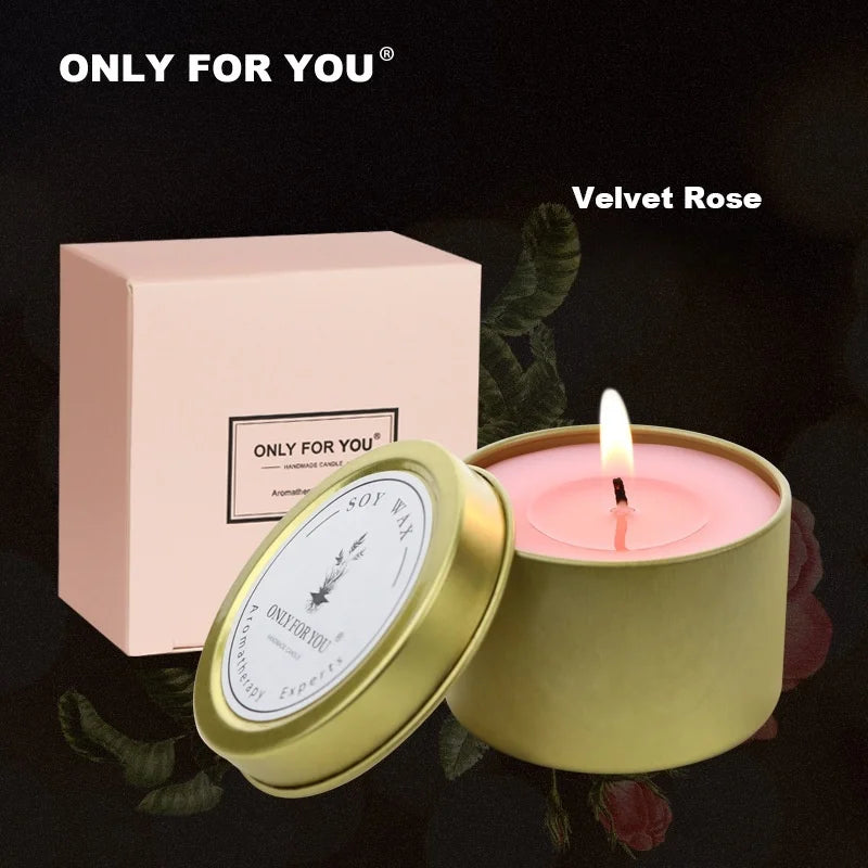 Romantic Transparent Scented Candle Jar Gift For Weddings
