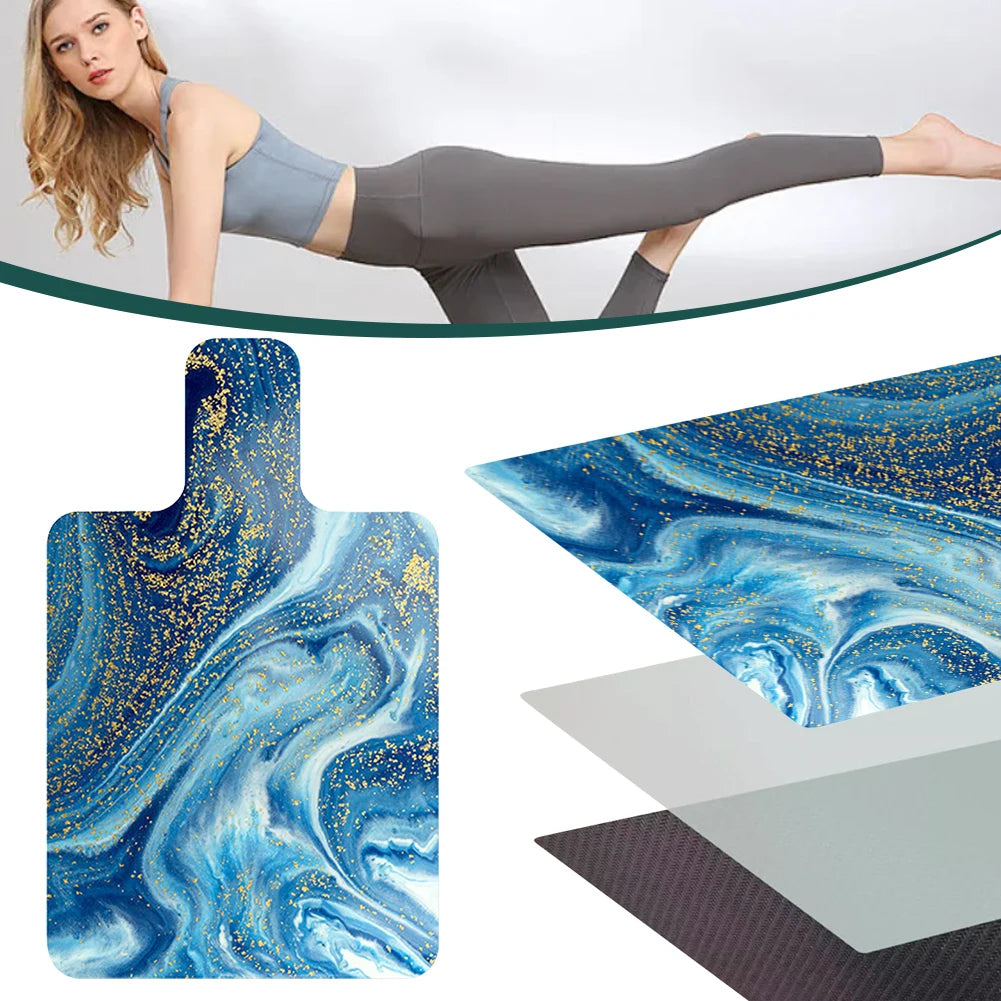 Pilates Suede Rubber Yoga Mat Non Slip for Reformer