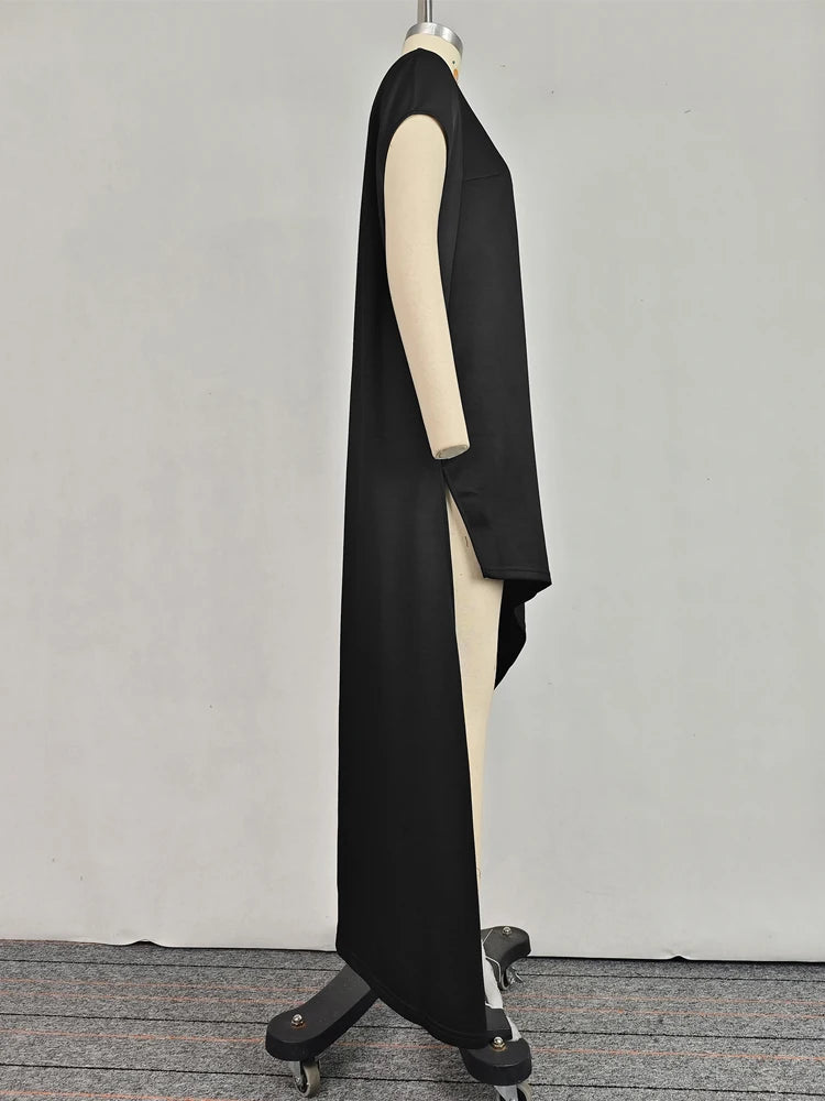 OSHOPLIVECN Women's One Shoulder High Low Evening Gown