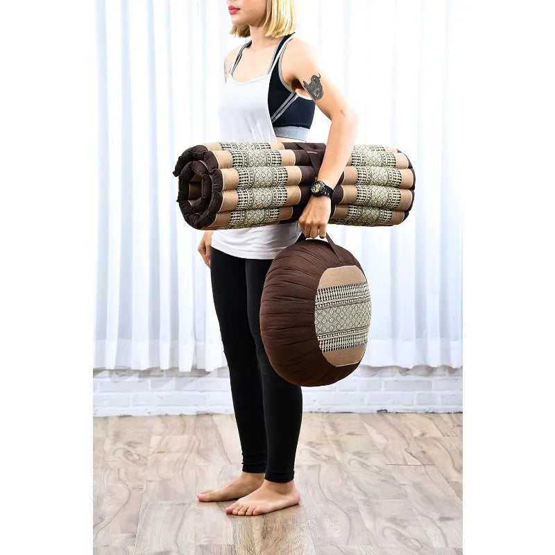 Leewadee Meditation Set Zafu Cushion For Floor Sitting