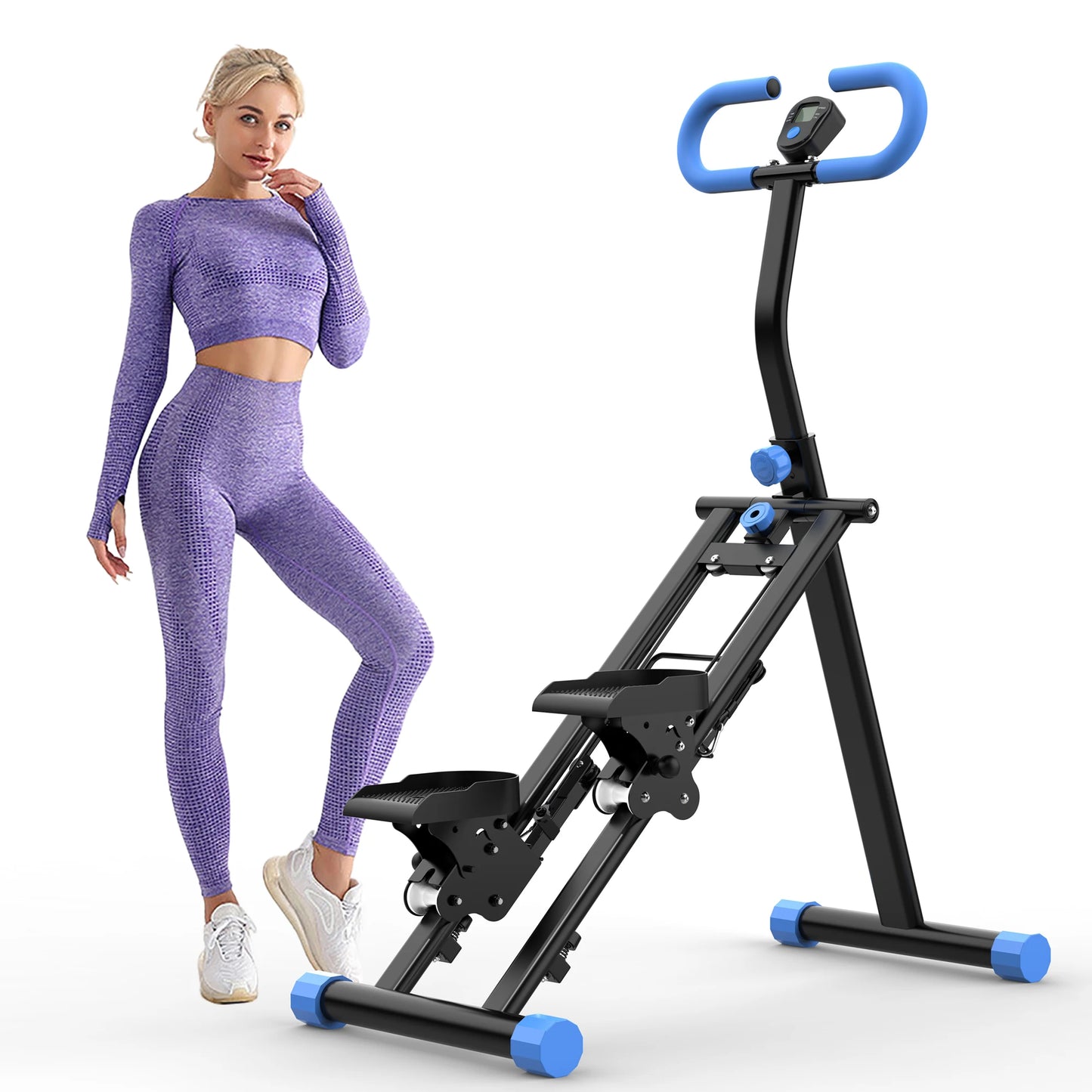 Stair Stepper Climber With Handlebar For Full Body Workout
