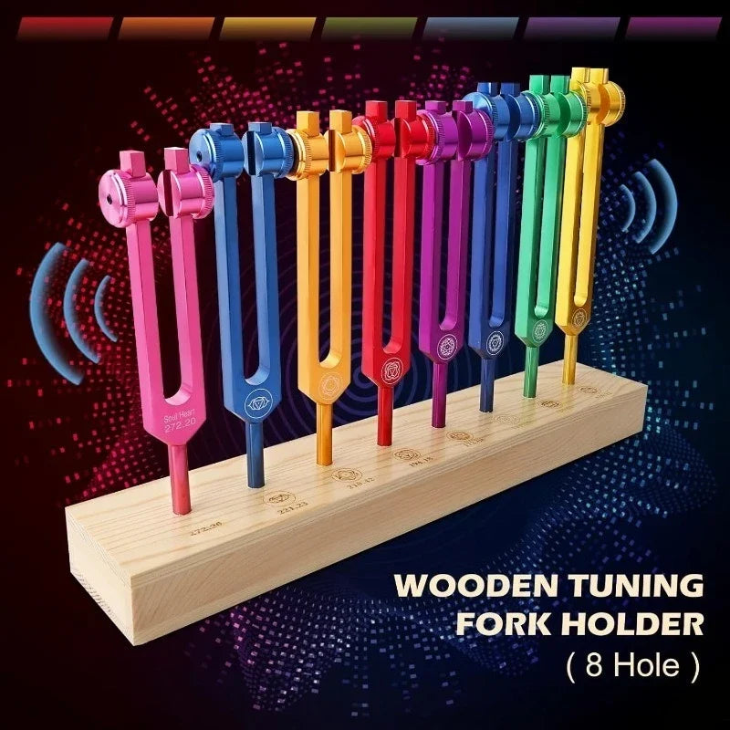7 Chakra Tuning Forks Set For DNA Healing And Sound Therapy