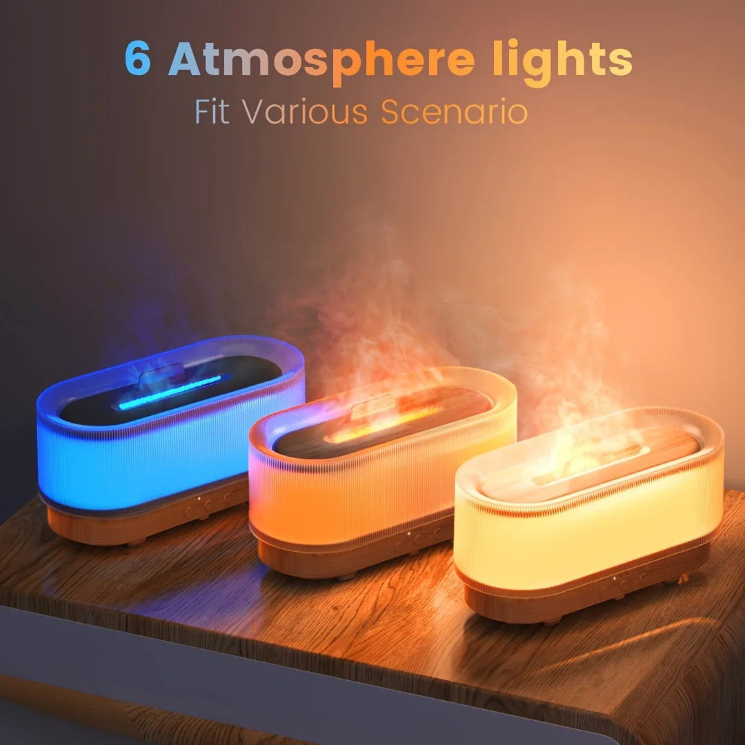 Sejoy Ultrasonic Humidifier Mood Flame Aroma Diffuser